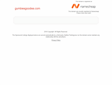Tablet Screenshot of gumbiesgoodies.com